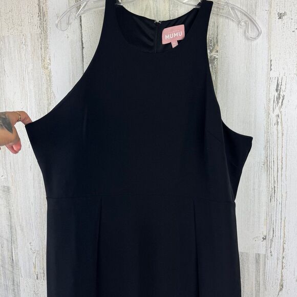Show Me Your Mumu Chicago High Neck Black Bridesmaid Dress XLarge - Picture 6 of 10